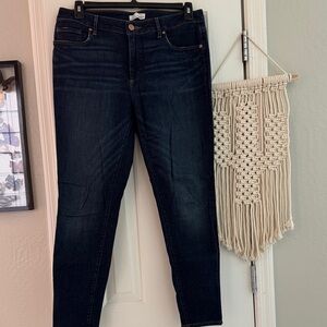 LOFT Curvy Skinny Ankle Jeans